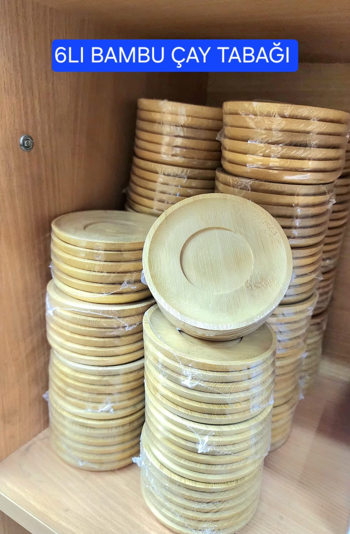 BAMBU ÇAY TABAĞI 6’LI