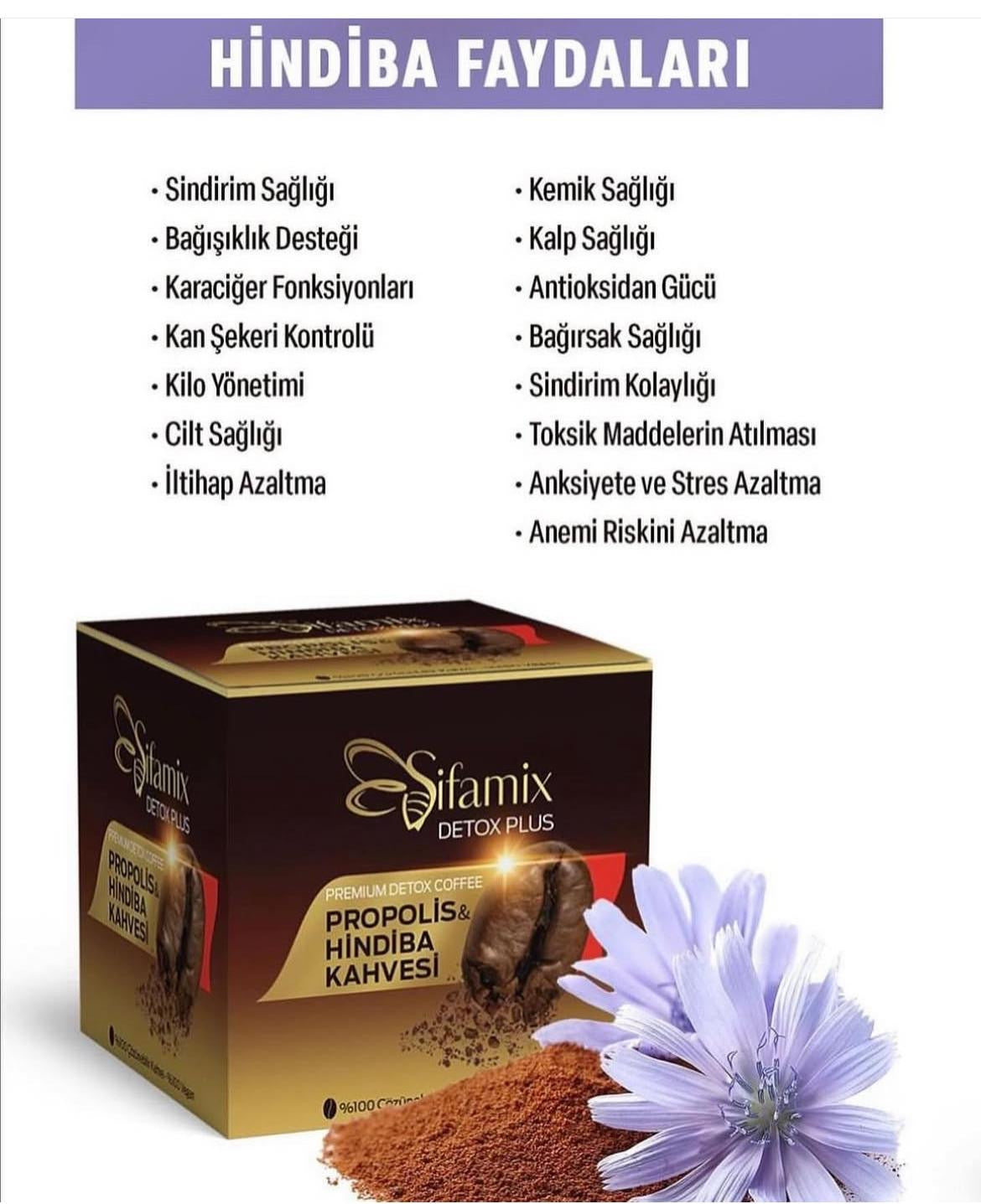 PROPOLİSLi HINDİBA DETOKS KAHVE