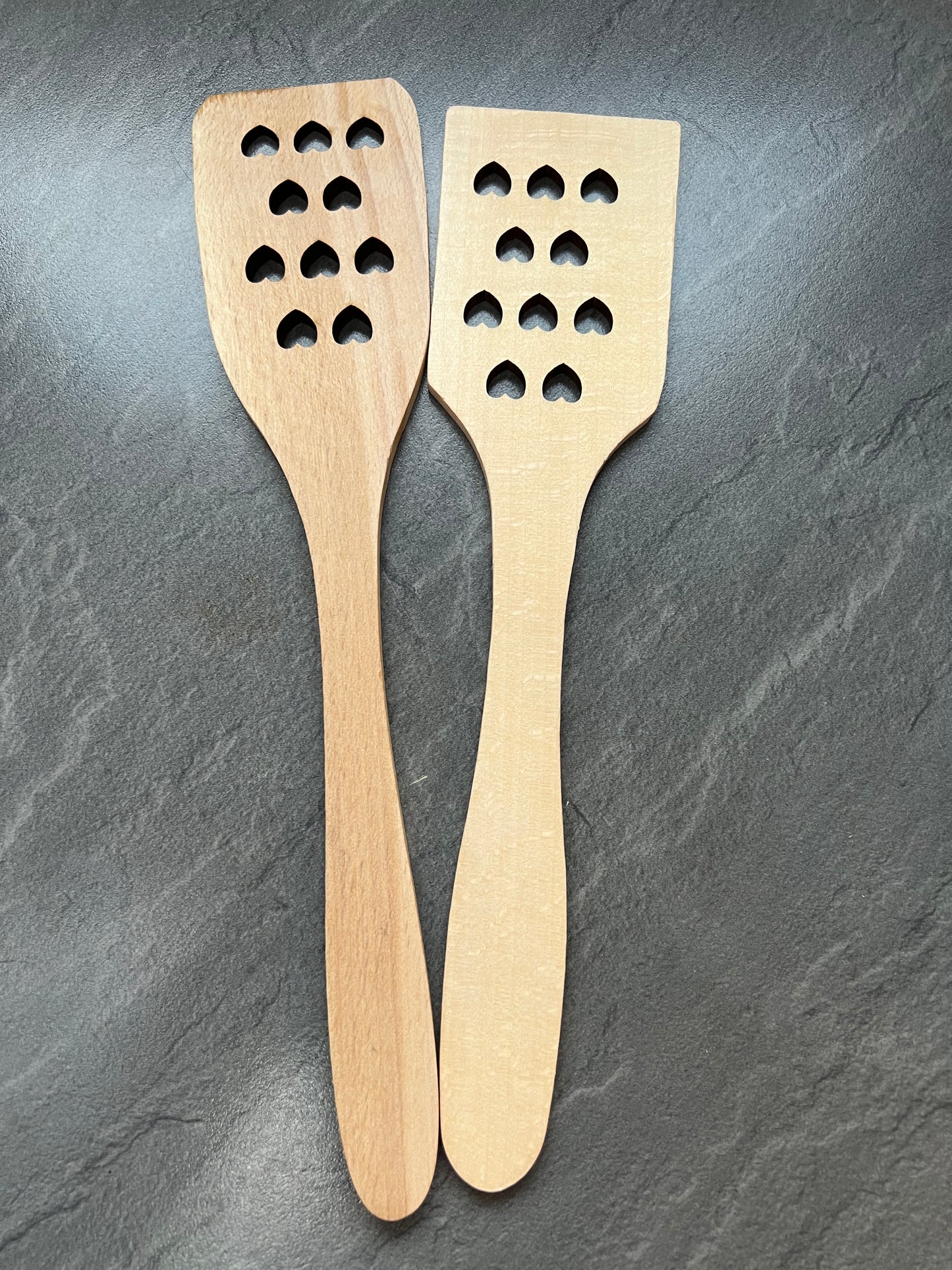 BÜYÜK BOY AHŞAP KALPLİ SPATULA 30CM