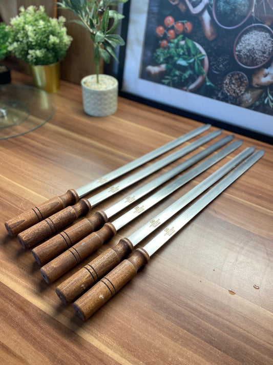 PASLANMAZ ÇELİK ŞİŞ 20MM 60 CM YASSI ADANA