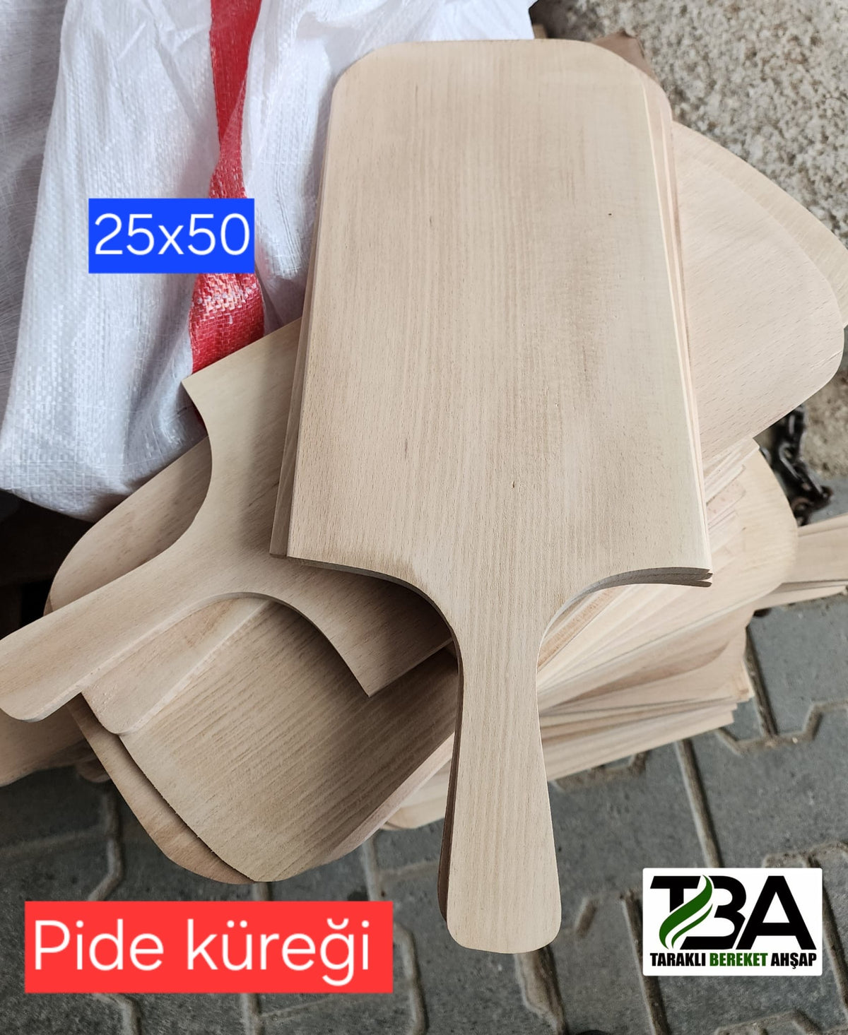 AHŞAP PİDE KÜREĞİ 25X50