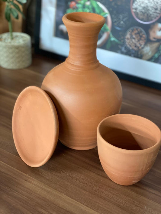 KAPADOKYA TOPRAK SÜRAHİ 3’LÜ SET