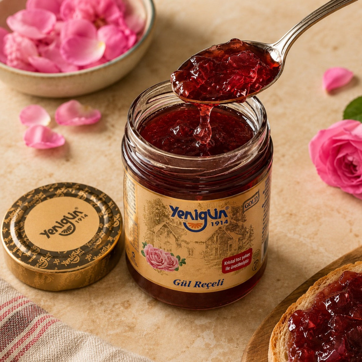 NATURAL GÜL REÇELİ 400 GR