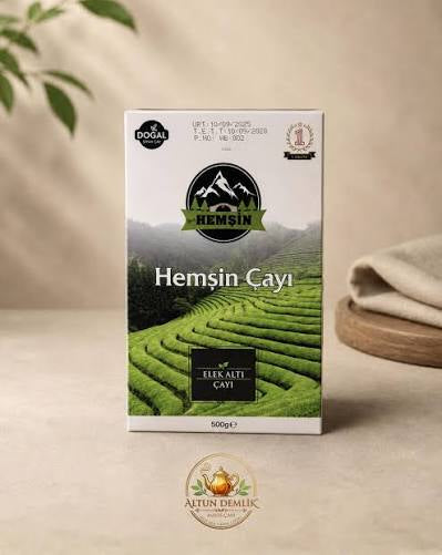 YEŞİL HEMŞİN ORGANİK ELEK ALTI ÇAYI 500 GR